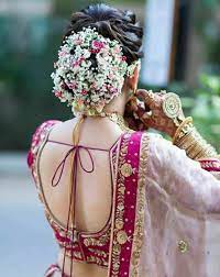 Pin By Rehana Khatoon On Jura Style Bridal Hairstyle Indian Wedding Bridal Hair Buns Indian Bridal Hairstyles