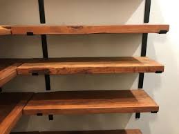 User Submitted Photo Wood Shelves Steel Shelf Shelves
