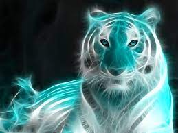 Light Tiger Wolf Spirit Animal Animals Artwork Animal Wallpaper