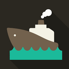 Gambar animasi kapal laut terlucu g. Kapal Pesiar Bergaya Retro Kapal Pesiar Vektor Laut Ai Eps Uidownload