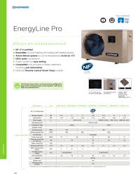Now that we know the basics about how a heat pump pool heater functions, we are now prepared to look at different models of heat pump pool heaters. Energyline Pro Manualzz
