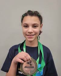 MJHS student, Pammie Anderson, participated in the Stark County ESC 2025  Ohio Regional Braille Challenge yesterday! This academic competition  encourages students to sharpen their braille literacy skills, testing their  abilities in five