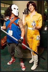 2014 San Diego Comic Con Cosplay Teenage Mutant Ninja Turtles Casey Jones April O Neil Comic Con Cosplay Family Costumes Cosplay