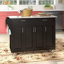 Build a rolling island for added functionality and style. Birch Lane Littrell Kitchen Island With Granite Top Reviews Wayfair