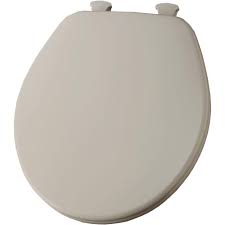 How to install a toilet seat. Bathroom Toilet Seat Close Round Closed Front Wrap Over Cover Plastic Fawn Beige Toilet Seats Home Improvement