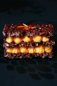 Mille Feuille De Riz Souffle Au Chocolat Noir Et Mousse A L Orange Souffle Au Chocolat Mousse A L Orange Riz Souffle