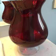 Gorgeous with the look of burnished metal, these striking textured glass candle holders are hand sprayed with silver and gold paint. Find More Partylite Ruby Red Hurricane Candle Holder With Pillar Candle For Sale At Up To 90 Off