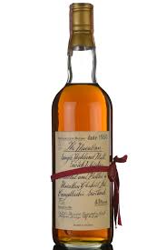 Macallan 1950 Rinaldi Import Handwritten Label Auction Lot 0317 284