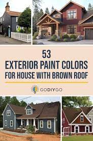 Touch device users, explore by touch or. 53 Exterior Paint Colors For House With Brown Roof Godiygo Com