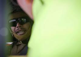 A U.S. Marine with Combat Logistics Battalion 451,