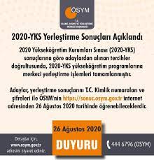Google has many special features to help you find exactly what you're looking for. Yks Yerlestirme Sonuclari Aciklandi 2020 Yks Yerlestirme Sonuclari Osym Sonuc Sayfasi Ntv