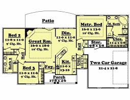 Find your perfect floor plan. 3 Bedroom 2 Bath House Plans Under 1600 Sq Ft Novocom Top