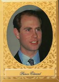 His Royal Highness Prince Edward --- Royal Family Trading Card, Not a  Postcard