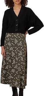 People Tree Gonna Alison Foglia, Cachi, 42 Donna : Amazon.it: Moda