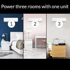 However, you have might never be thought about that but we spend in bedroom plenty of our time. Buy Electriq Multi Split 3x 9000 Btu Wifi Smart A Wall Air Conditioner System With Single Outdoor Unit And 5m Pipe Kits From Aircon Direct