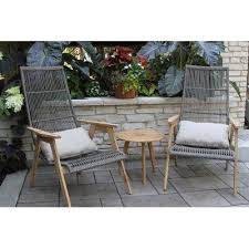 Largent 3 Piece Teak Seating Group Allmodern In 2020 Teak Patio Furniture Outdoor Furniture Patio Chairs
