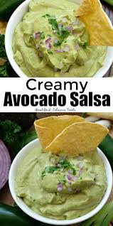 Guacamole recipe with sour cream. Creamy Avocado Salsa Creamy Guacamole Recipe Guacamole Recipe With Sour Cream Avocado Salsa