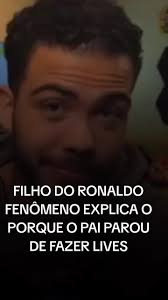 Filho Do Ronaldo Fenômeno Explicando O Corte Do Cabelo Do Pai