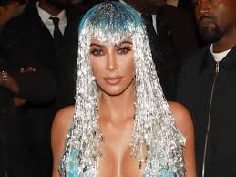 Notes on fashion at metropolitan. Kim Kardashian Wore A Blue Latex Dress For Met Gala After Party Insider