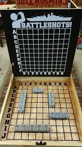 Tailgating Battleshots Beer Pong Table Battleshots Table Tailgating Holz Diy Trinkspiel Party Partyhutte