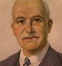 Oil painting of Sir Henri Deterding, DG of the Royal Dutch Shell Group