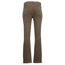 Pantalón ancho cintura alta cremallera en la cadera nuevo sin etiqueta talla l. Pantalon Femme Evase Velours Cotele Coton Beige Molly Bracken Ccv Mode