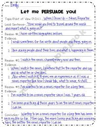 Persuasive Writing Persuasive Writing Writing Outline Writing Lessons