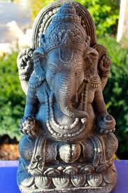 Good luck ganapathi, stone ganesha statue. Pin On Garden Art