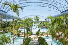 Turkisfarbenes Wasser Und Echte Sudseepalmen Verspruhen Urlaubsfeeling Pur An Warmen Tagen Aknn Das Grossen Panormadach G Therme Sinsheim Therme Wellnessurlaub