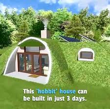Custon Built Hobbit Houses Anyone Video Green Roof House Underground Homes Eco House Design