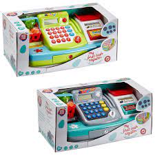 Set jucarie copii casa de marcat cu afisaj lcd, scaner, bani,card de p. Casa De Marcat De Jucarie Diverse Culori Auchan Online