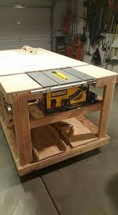 Like Router Table On Fence Side Of Table Saw Tablesaw Table Saw Workbench Table Saw Table Saw Station
