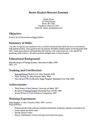 Nursing Student Resume Samples And Tips Student Nurse Resume Nursing Resume Template Student Resume Template