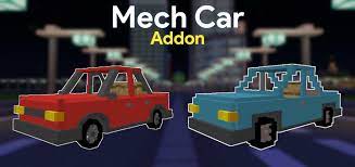Currently this mod adds in an atv but in the future you will be looking forward to kids . Mech Car Addon Minecraft Pe Mods Addons