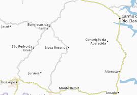 Prefeitura municipal de resende, situada no interior do estado do rio de janeiro, com sua sede no bairro jardim jalisco. Michelin Landkarte Nova Resende Stadtplan Nova Resende Viamichelin