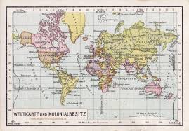 Interaktive weltkarte zum herunterladen als pdf. Weltkarte Und Kolonialbesitz 1912 Landkarte Deutschland Alte Landkarten Welt