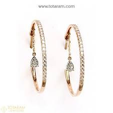 Simple diamond stud earrings, antique inspired diamond stud earrings, genuine excellent cut diamond solid 14k gold, rose gold, white gold. Diamond Earrings For Women In 18k Gold Vvs Clarity E F Color Indian Diamond Jewelry Buy Online