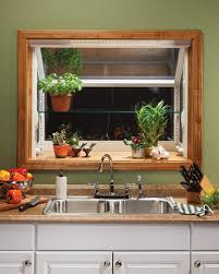These garden windows project outward and provide space for foliage, photos or décor. Specialty Windows Joyce Mfg Co