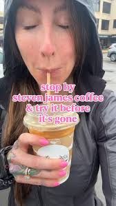 Rainy morning coffee shop stop to try the fluffy seagull drink that  @stevenjamescoffeeco added to their menu (temporarily). , Peanut butter…  FLUFF?!!!! WHATS NOT TO LIKE?!! , Go try it before it’s ...