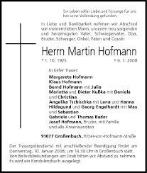 We did not find results for: Martin Hofmann Traueranzeige Trauer Infranken De