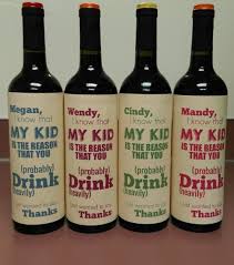 Gifts For Our Daycare Teachers This Year A Bottle Of Wine Is Always A Good Gift Especially With A Daycare Teacher Gifts Teacher Gifts Teacher Christmas Gifts