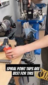 How to tap/thread parts FAST!