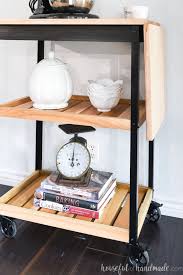 Metal kitchen shelves w \/ wheels up membership plans. Modern Rolling Kitchen Cart Build Plans Houseful Of Handmade