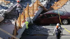 Miami beach building collapse photos, videos show towers reduced to rubble pedestrian bridge collapses over freeway following crash, 6 injured miami dade fire and rescue (mdfr) said crews were at. Sixth And Final Body Removed From Fiu Bridge Rubble South Florida Sun Sentinel South Florida Sun Sentinel