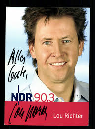 Lou Richter NDR Autograph Card Original Signed + F 10493