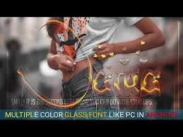 Multiple Color Glass Font Like Pc In Android Gradient Glass Font In Ps Touch Ab Editx Youtube Multiple Color Youtube Videos Abs