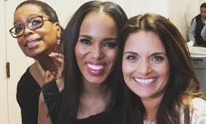 Best photobomb of my life': Oprah Winfrey pops her head into background of  Kerry Washington's Instagram snapshot