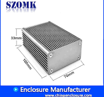 OEM extruded aluminum enclosure industrial heatsink box for ...