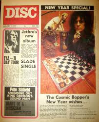 Bp Fallon As Old Father Time Marc Bolan Front Cover Of Disc Jan 1st 1972 Photograph Taken In The Kitchen At Marc June Bolan S Flat 31 Clarendon Gardens