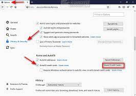 Remove a credit card from autofill. How To Remove Or Edit Saved Credit Card Information In Chrome Firefox Ie And Edge Majorgeeks
